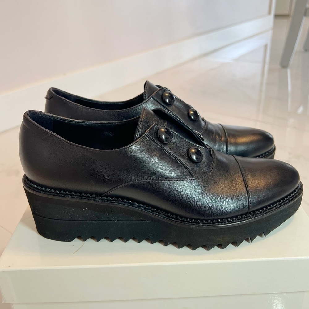 Luca Grossi ITALIAN Black Leather Elastic
Loafers Comfort Shoes Size EU 39 - Picture 11 of 16